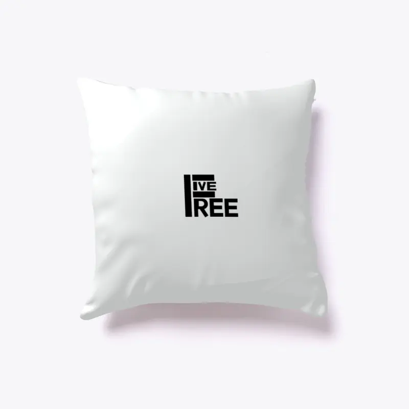 Live Free/Barking Vans Pillow